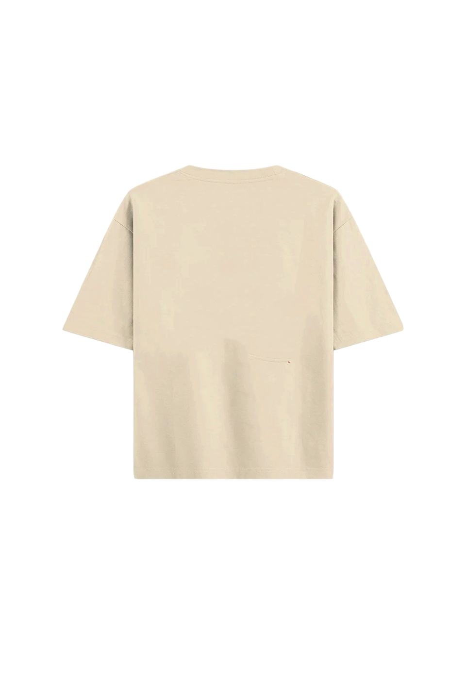 Polera Básica Beige Oversize Heavy Weight 280 gr NUEVA