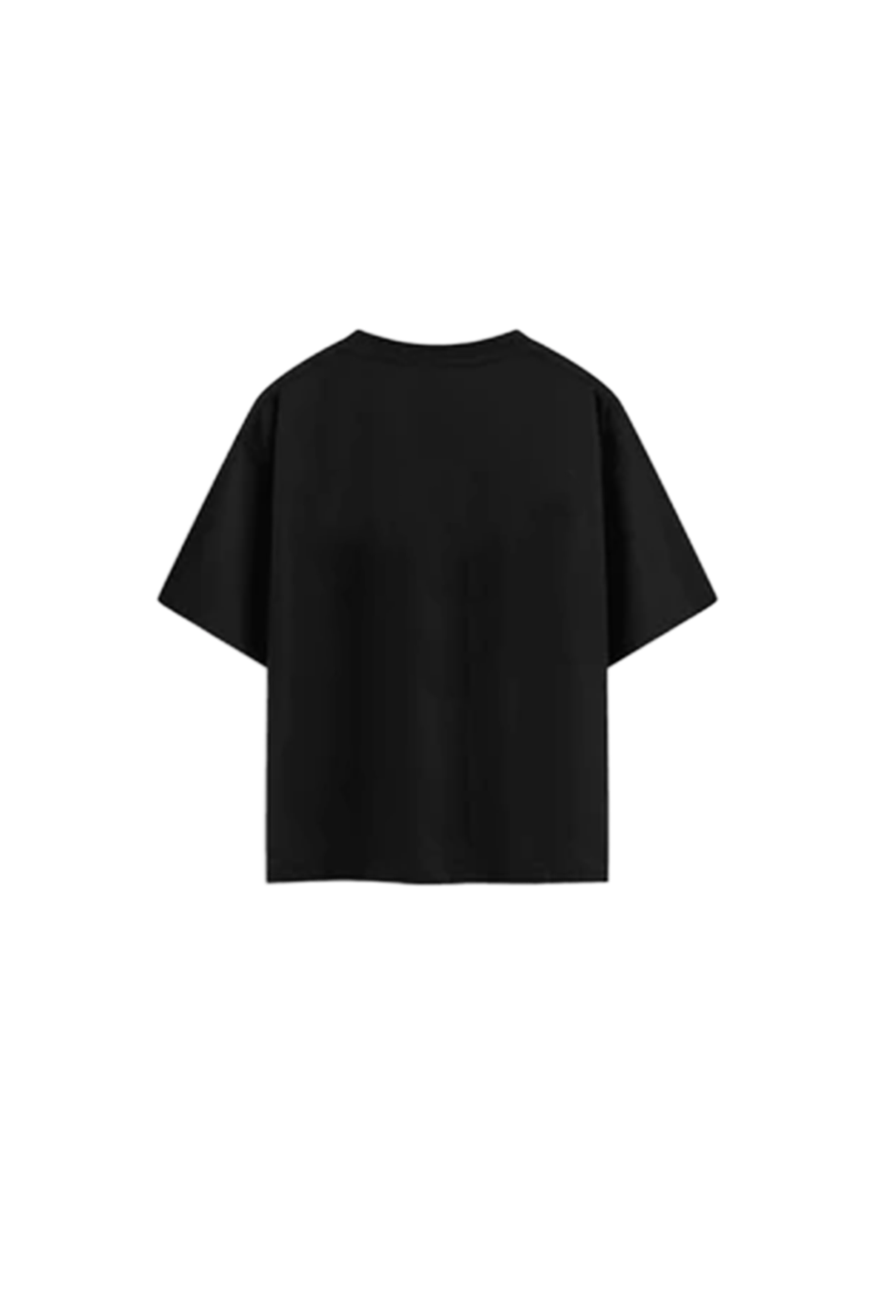 Polera Básica Negra Oversize Heavy Weight 280 gr NUEVA