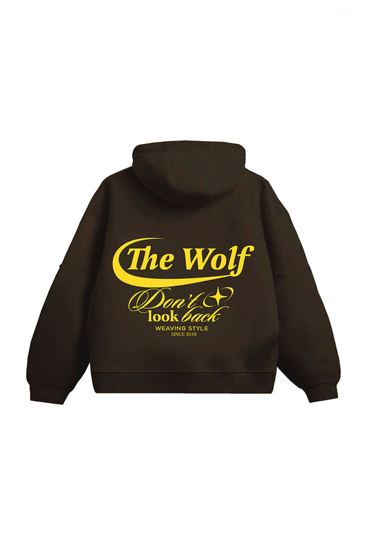 Hoodie Don't Look Back Café Boxyfit