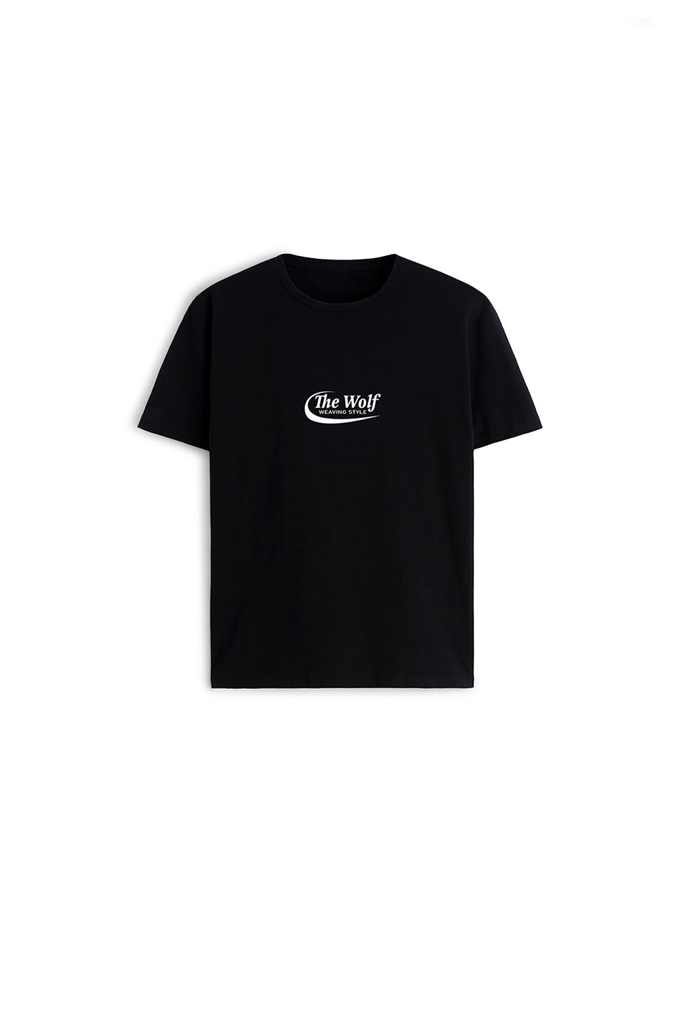 Polera Don't Look Back Negra Oversize Heavy Weight 280 gr