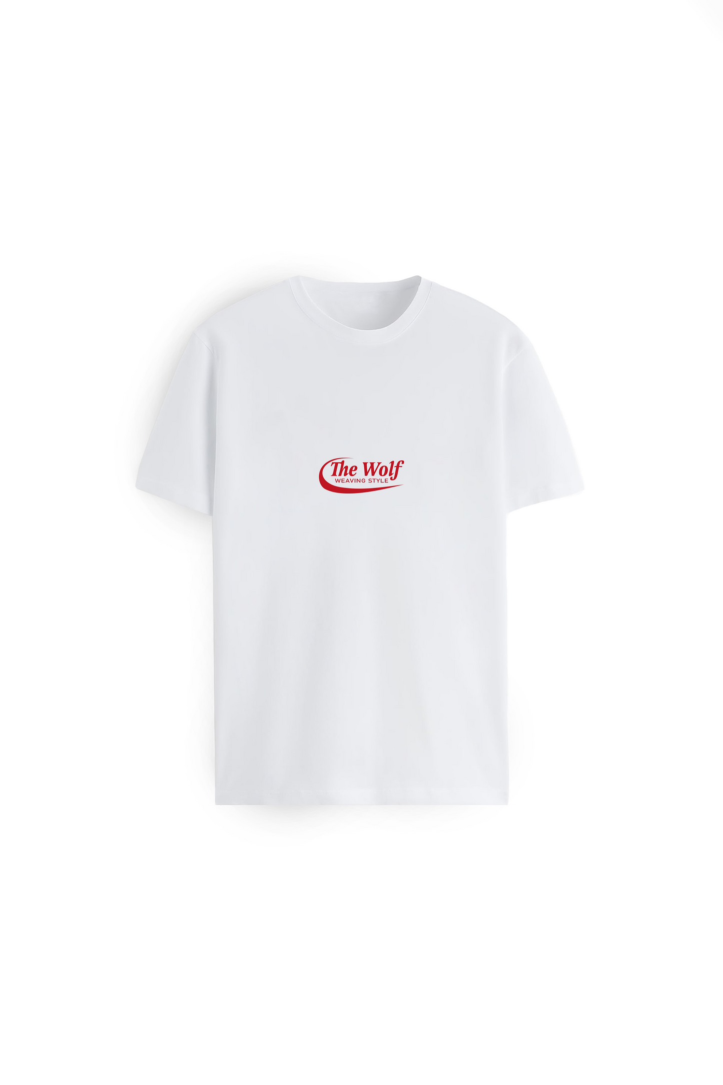 Polera Don't Look Back Blanca Heavy Weight 280 gr