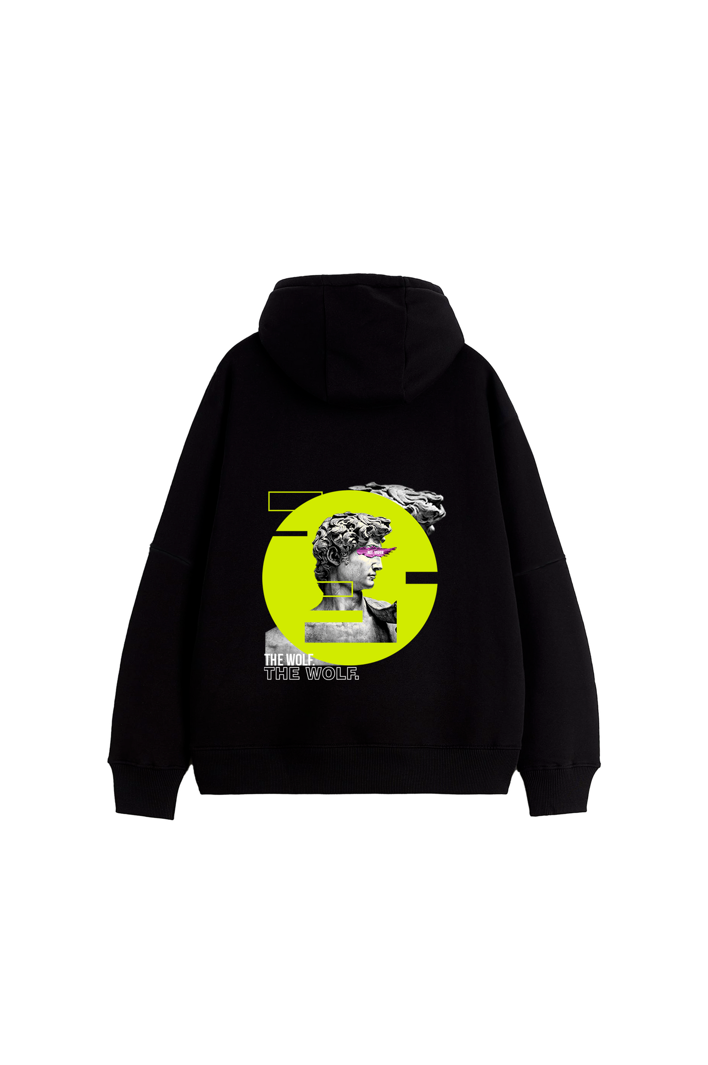 Hoodie not vision negro oversize