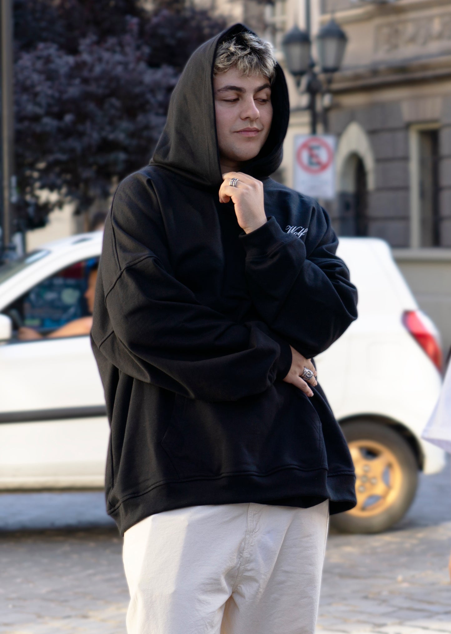 Hoodie elemental negro