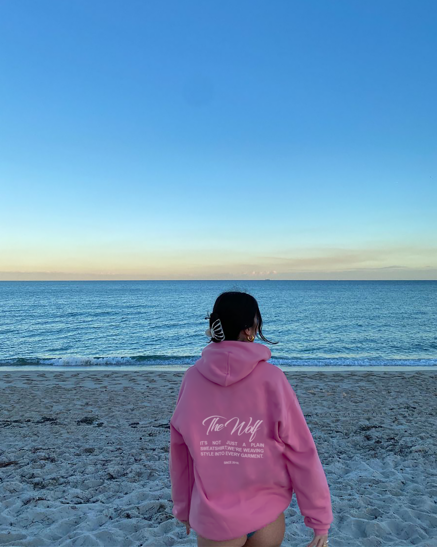 Hoodie style rosado