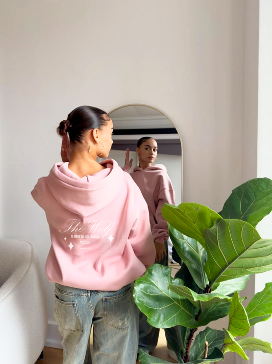 Hoodie Elemental Rosado Pálido