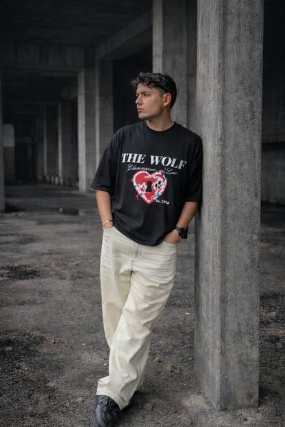 Polera Not San Valentin Negra