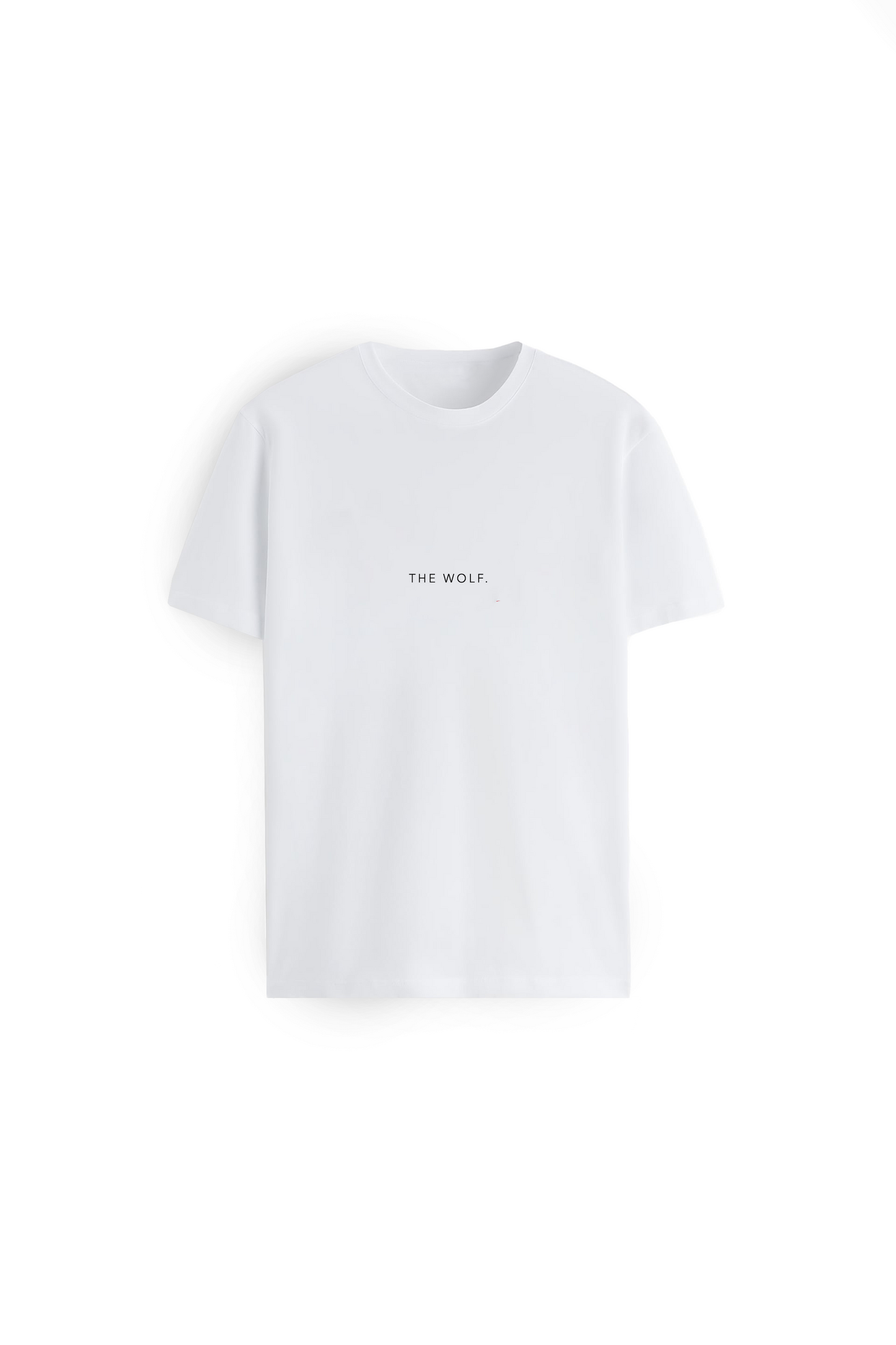 Polera básica blanca oversize heavy weight