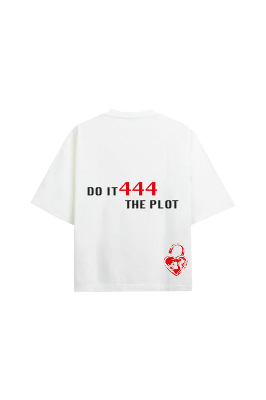 Polera Not San Valentin Blanca