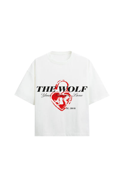 Polera Not San Valentin Blanca