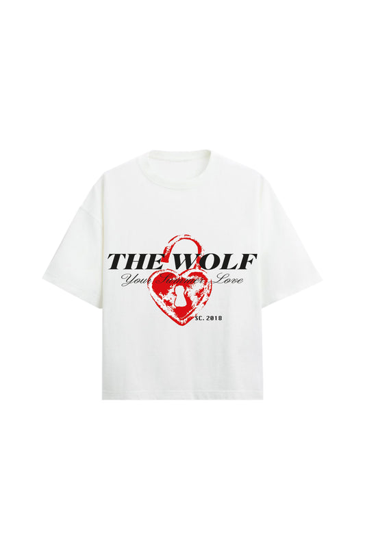 Polera Not San Valentin Blanca