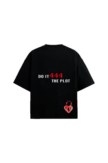 Polera Not San Valentin Negra