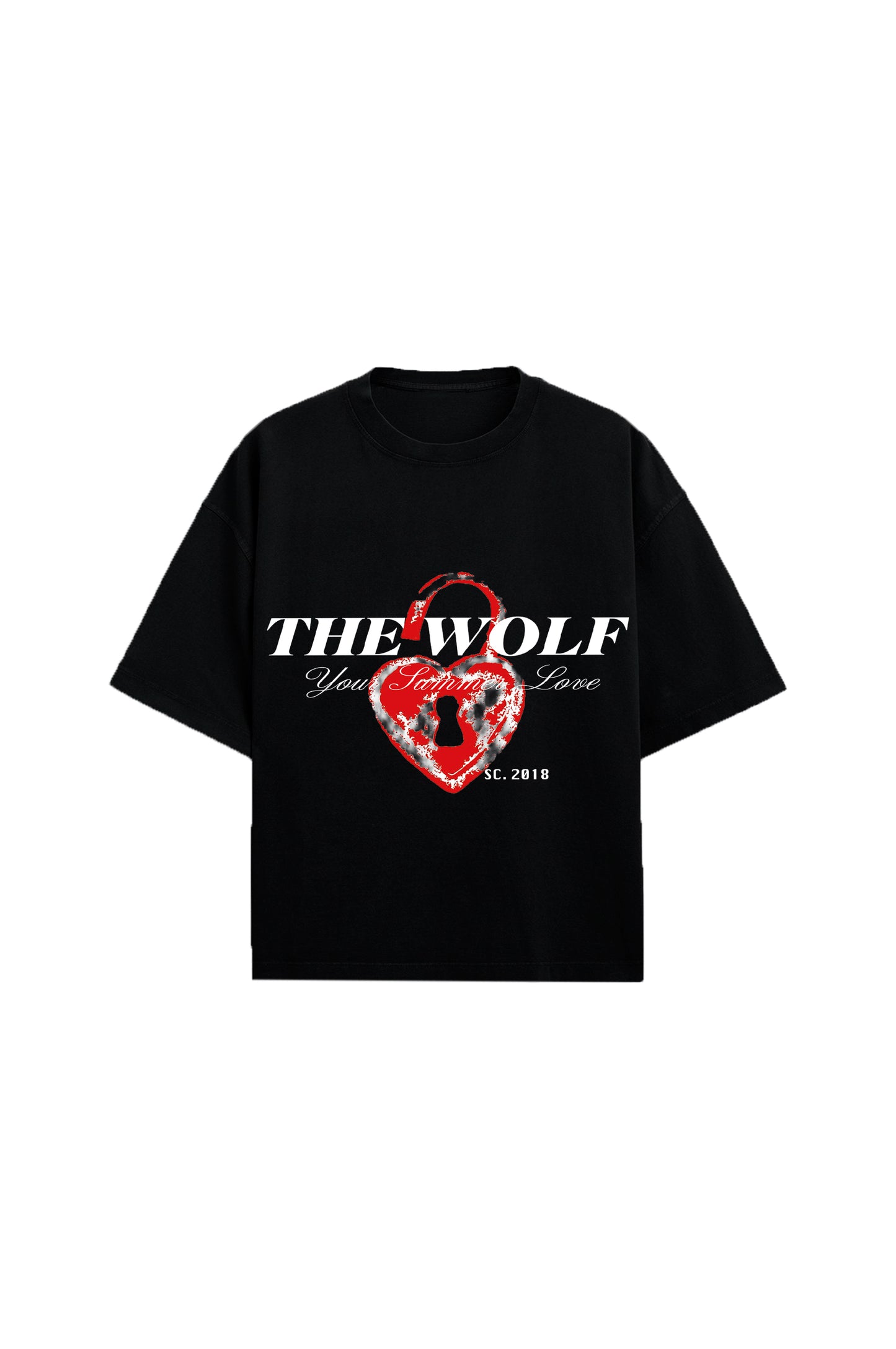 Polera Not San Valentin Negra