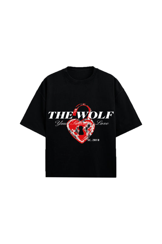 Polera Not San Valentin Negra