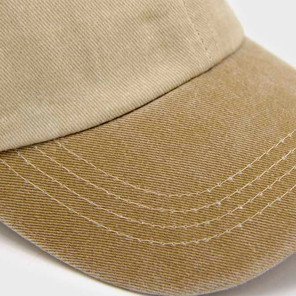 Jockey beige bicolor prelavado niño