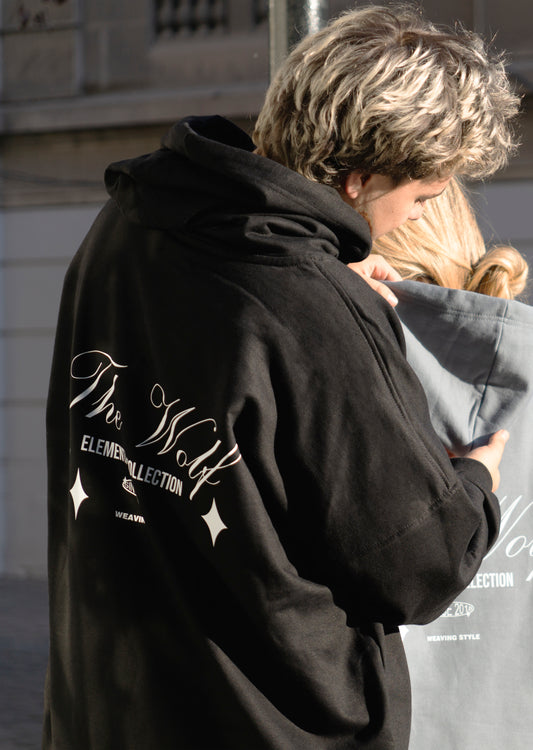 Hoodie elemental negro