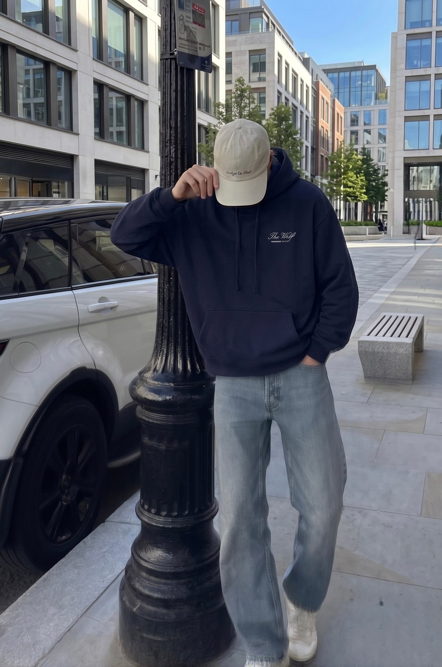 Hoodie Elemental Azul Marino