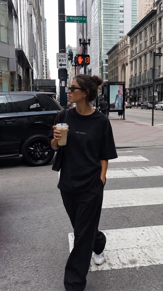 Polera básica negra