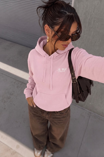 Hoodie Elemental Rosado Pálido
