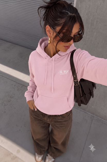 Hoodie Elemental Rosado Pálido