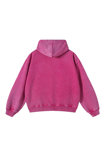 Zipper Acid Wash Fucsia