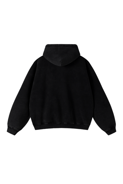 Zipper Acid Wash Negro