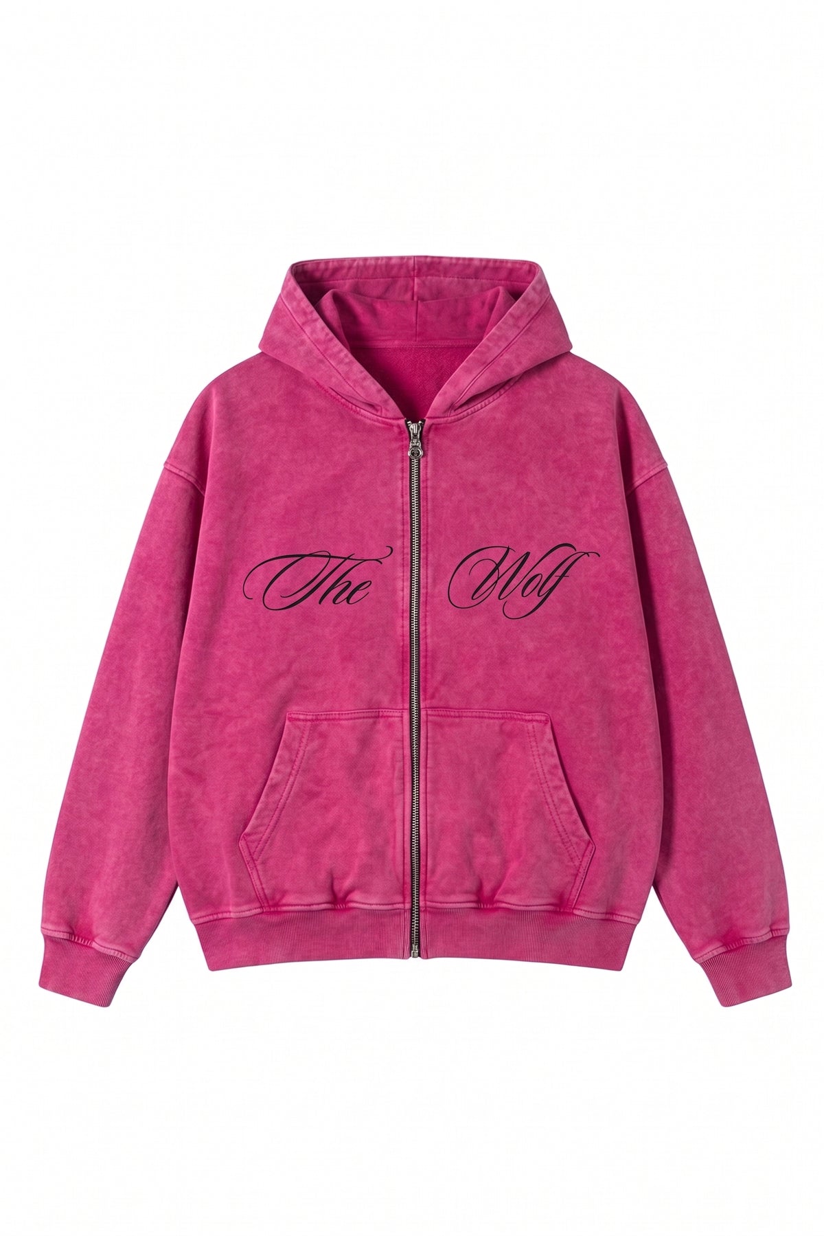 Zipper Acid Wash Fucsia