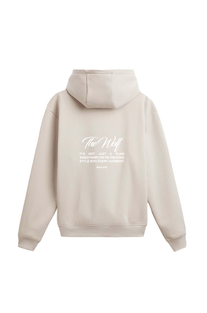 Hoodie style beige
