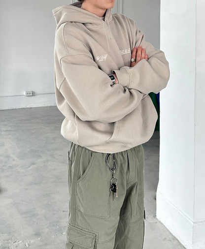 Hoodie style beige